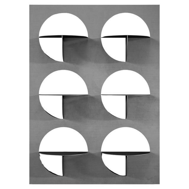 Metal Origami Stainless Steel Shelf by Zincutec For Sale - Image 7 of 7