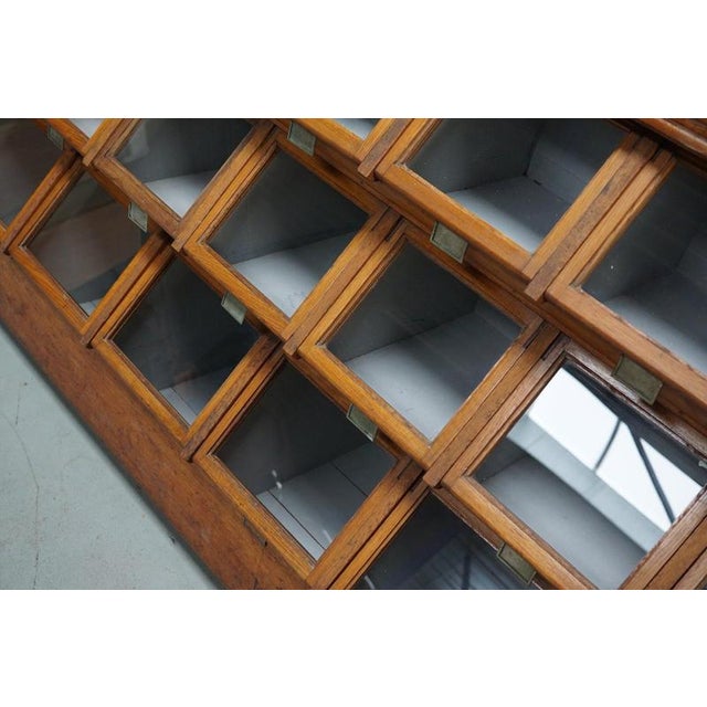 Large Dutch Oak Shop Cabinet, 1920s For Sale - Image 9 of 18