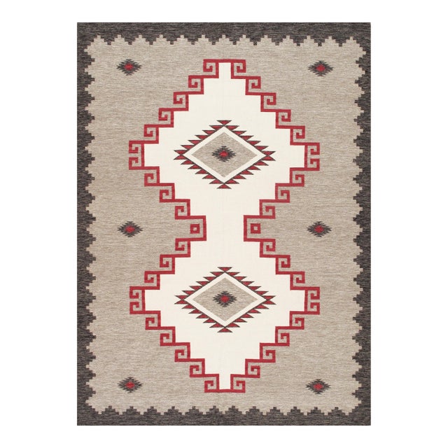 Pasargad Home Tuscany Ivory Wool Area Rug- 8' 9'' X 12' 1'' For Sale