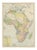 Antique Map of Africa with Colonial Partition by Ran McNally, 1899 For Sale