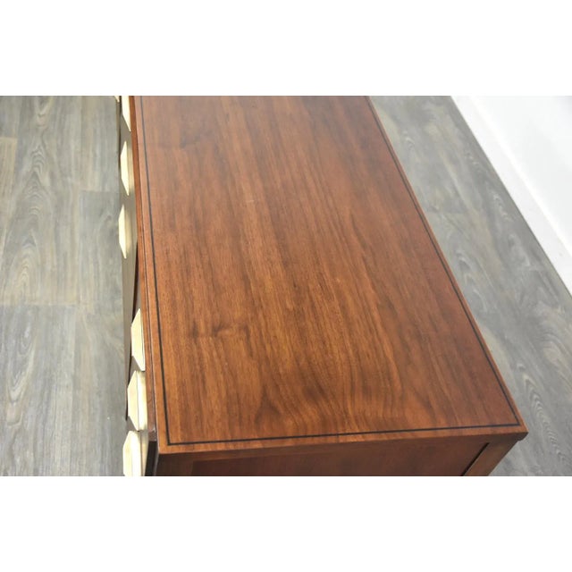 Kent Coffey Tempo Walnut Dresser For Sale In Boston - Image 6 of 10