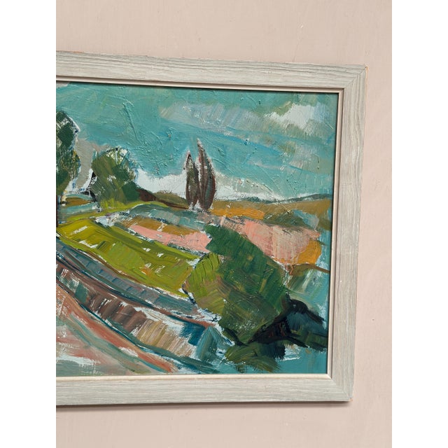 Sture Haglundh, Landscape, 1950s, Oil Painting on Panel, Framed For Sale - Image 7 of 18