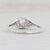 New Beverley K Diamond Engagement Ring 14k White Gold Size 6.75 Round Solitaire For Sale - Image 4 of 8