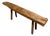 Andrianna Shamaris Teak Wood Log Style Bench For Sale