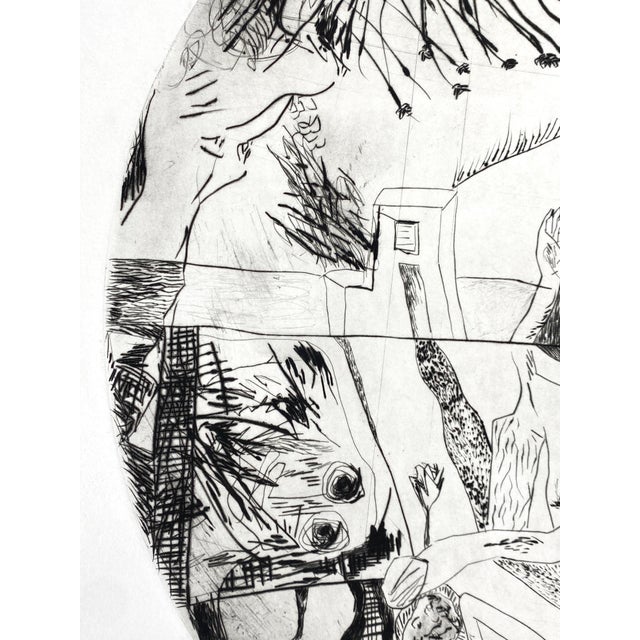 1990s Jana Grzimek, Composition, 1998, Etching For Sale - Image 5 of 9