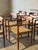 1960s In Style of h.w. Klein for Bramin Teak and Rosewood Woven Cord Dining Armchairs Set of 6 Danish Mid-Century Modern 1960s For Sale - Image 5 of 16