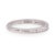 Early 21st Century Tiffany & Co. Platinum Half Circle Channel-Set Diamond Band Ring Size 4.25 For Sale - Image 5 of 8