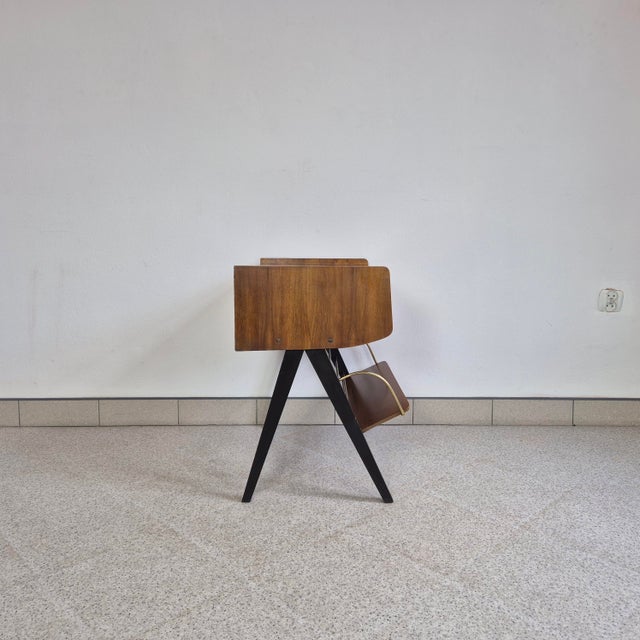 Vintage Cabinet with Magazine Rack from Ilse Möbel, Germany, 1960s For Sale - Image 4 of 12