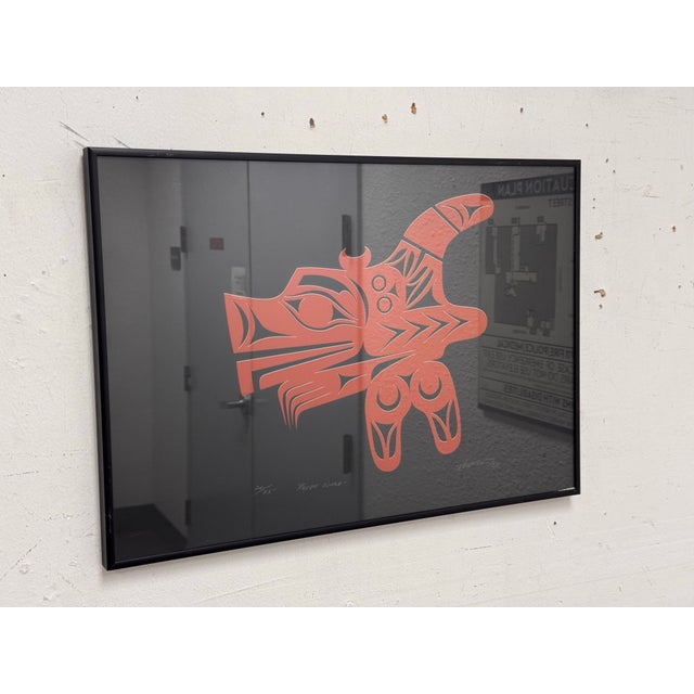 Art Thompson Killer Whale Northwest Coast Native Print, Circa 1983 For Sale - Image 10 of 12