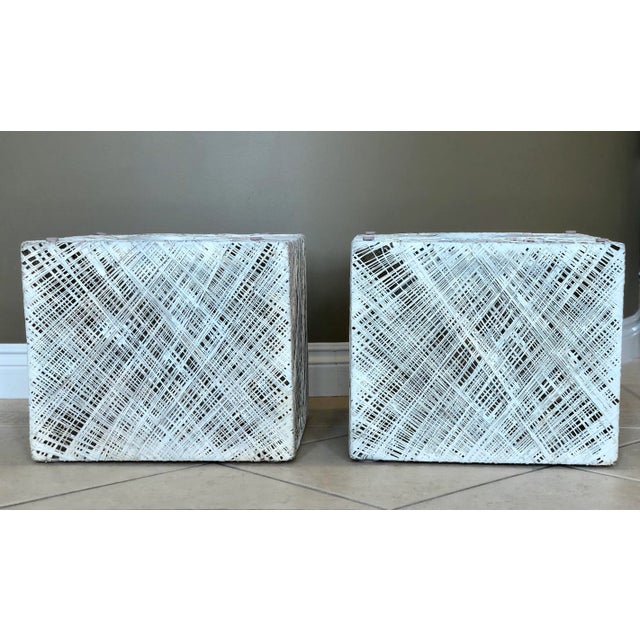 1970s 1970s Mid-Century Modern Russell Woodard Spun Fiberglass Side Tables - a Pair For Sale - Image 5 of 6