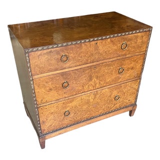 Antique Burlwood Chest For Sale