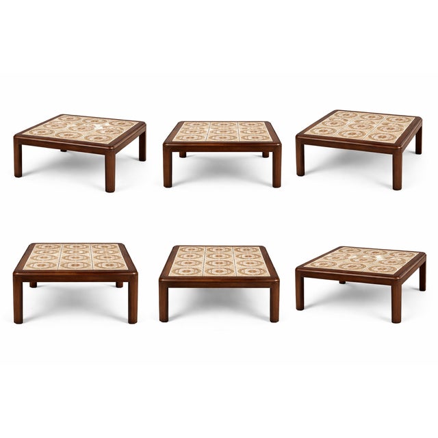 Mid-Century Tiled Teak Coffee Table from G-Plan, 1970s, in Very Good conditions. Designed 1970 to 1979