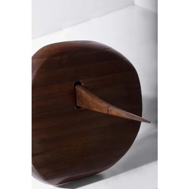 Wood Elvio Becheroni, Guardian Your Own Safety (Amazonia Series), 1992, Walnut Sculpture For Sale - Image 7 of 9