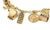 Metal Vintage 18k & 14k Yellow Gold 12 Travel Theme Charms Chain Bracelet For Sale - Image 7 of 10