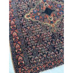 Red Antique Persian Senneh Rug - 3.7 X 4.5 For Sale - Image 8 of 8
