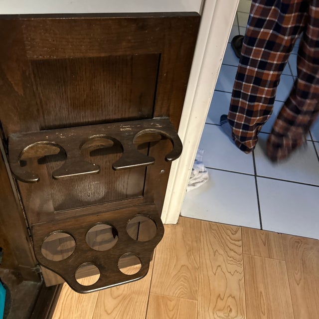 Transitional 1980s Liquor Table For Sale - Image 3 of 3