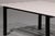 Vintage White Wooden Bench with Black Metal Frame, 1950s For Sale - Image 10 of 13