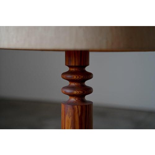 Wood Table Lamp by Uno Kristiansson for Luxus, Sweden, 1970s For Sale - Image 7 of 10