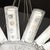 Art Deco Geometric Frosted Glass & Nickeled Starburst Chandelier Signed Degué For Sale - Image 15 of 18