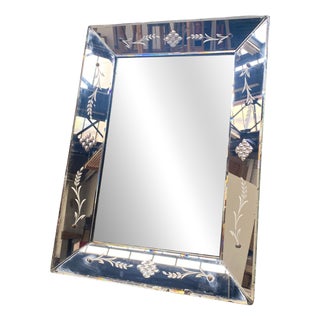 Large Venetian Wall Mirror, 1890s For Sale
