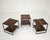Mid-Century Modern Brass and Wood Coffee Tables, Italy, 1970s, Set of 3 For Sale - Image 14 of 14