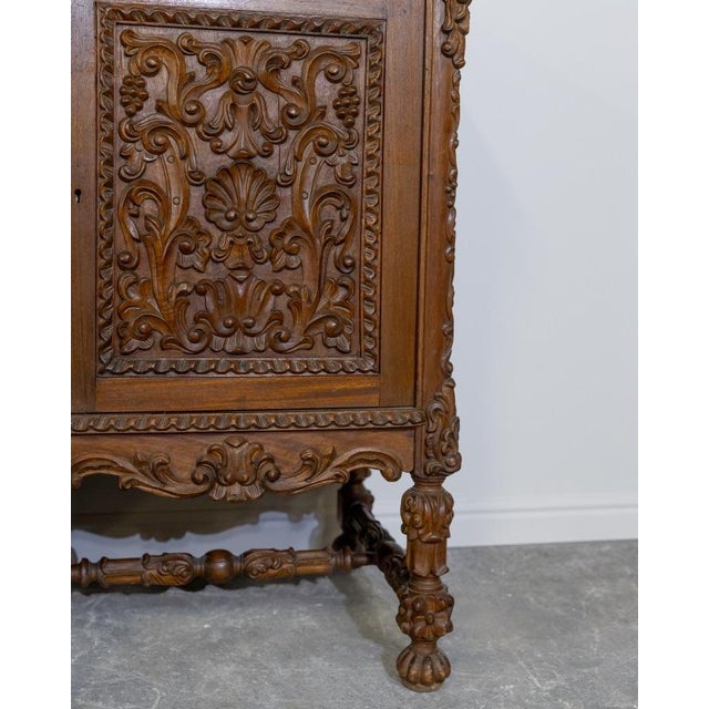 Jacobean Carved Buffet Sideboard For Sale In Salt Lake City - Image 6 of 12