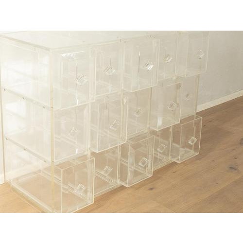 Vintage Acrylic Chest of Drawer, 1980s For Sale - Image 5 of 9