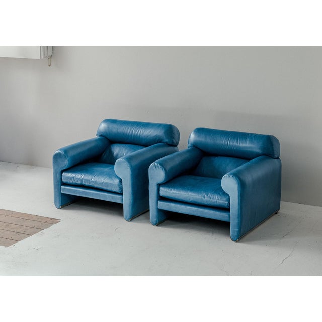 Lounge Chairs by Giuliana Gramigna and Sergio Mazza for Poltrona Frau, Italy, 1970s, Set of 2 For Sale - Image 14 of 14