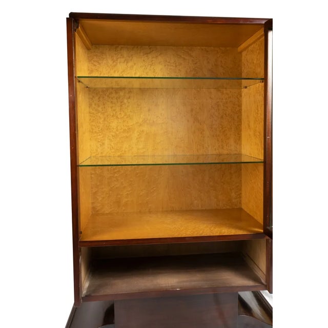 1920s Art Deco Cabinet in Walnut, 1920s For Sale - Image 5 of 13