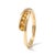 Contemporary Natural Citrine Channel-Set Wrap Ring - Wedding Engagement Bypass Ring Us 7 For Sale - Image 3 of 7