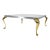 Elevate Your Living Space With This Striking 1970s Hollywood Regency Square Coffee Table. For Sale