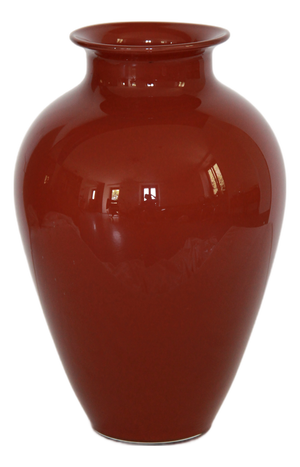 Corniola Vase in Murano Glass by Ercole Barovier for Barovier and Toso, 1960s