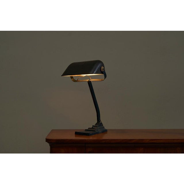 Patinated Desk Lamp from Erpe, 1920s For Sale - Image 11 of 13