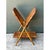 Vintage Rattan Folding Newspaper Holder For Sale - Image 9 of 12