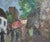 Roland Dubuc, Strollers in Montmartre, 1960s, Oil Painting on Canvas, Framed For Sale - Image 8 of 16