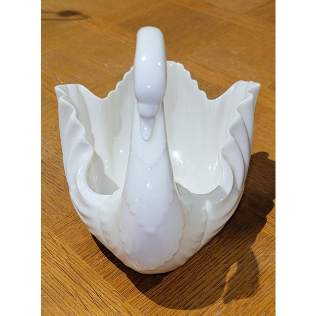 1970s Lenox Swan Planter Bowl For Sale In West Palm - Image 6 of 7
