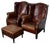 Vintage Dutch Cognac Leather Club Chairs, the Netherlands, Set of 2 For Sale