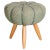 Mid-Century Green Beech Stool, 1950s For Sale - Image 10 of 10