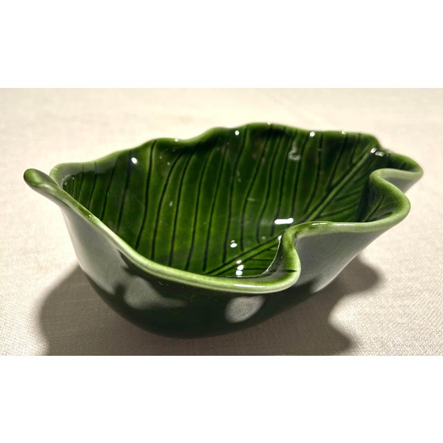 MCM Italian Gump's Leaf Trinket Dish Catchall For Sale In Naples, FL - Image 6 of 7