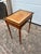 Wood French 19th Century Louis XVI Mahogany Leather Top Side Table For Sale - Image 7 of 12