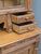 Antique French Provincial Pine Stepback China Cabinet Sideboard Hutch For Sale - Image 4 of 18