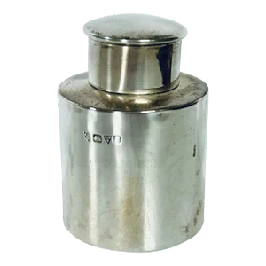 Antique English Sterling Tea Container