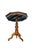 Antique Italian Walnut Maquetry Oct Tableaganal Pedestal For Sale - Image 4 of 9