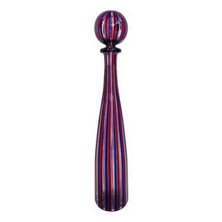 Morandiana Glass Bottle by Venini and Gio Ponti for Iveco, 1989 For Sale