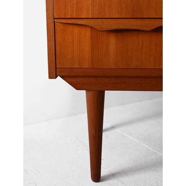 Scandinavian Bookcase with Foldaway Desk, 1950s For Sale - Image 6 of 12