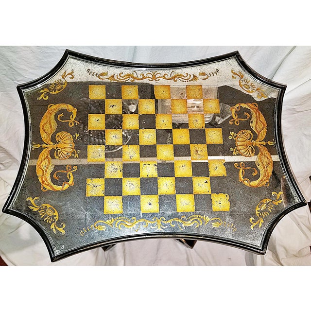 Traditional 1990s John Richard Chessboard Side Table For Sale - Image 3 of 7