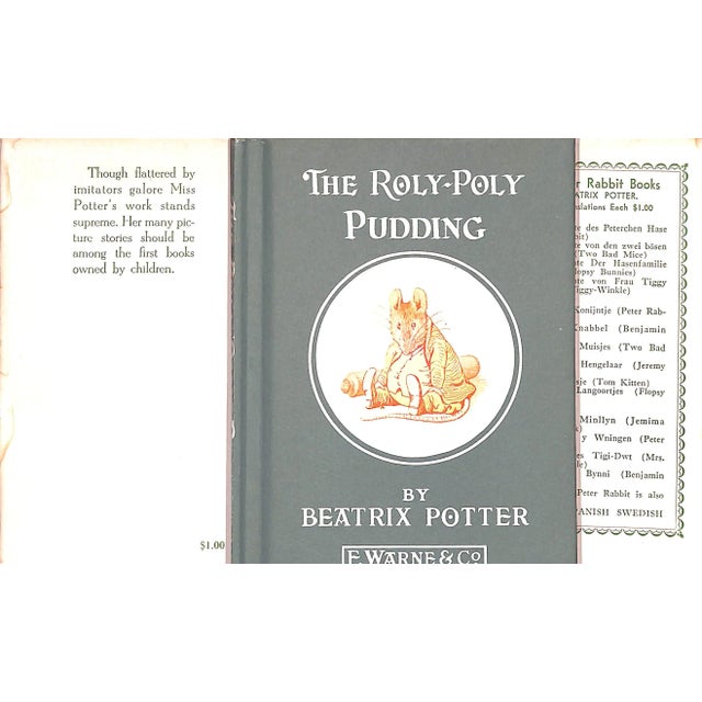 Traditional "The Roly-Poly Pudding" 1936 Potter, Beatrix For Sale - Image 3 of 9