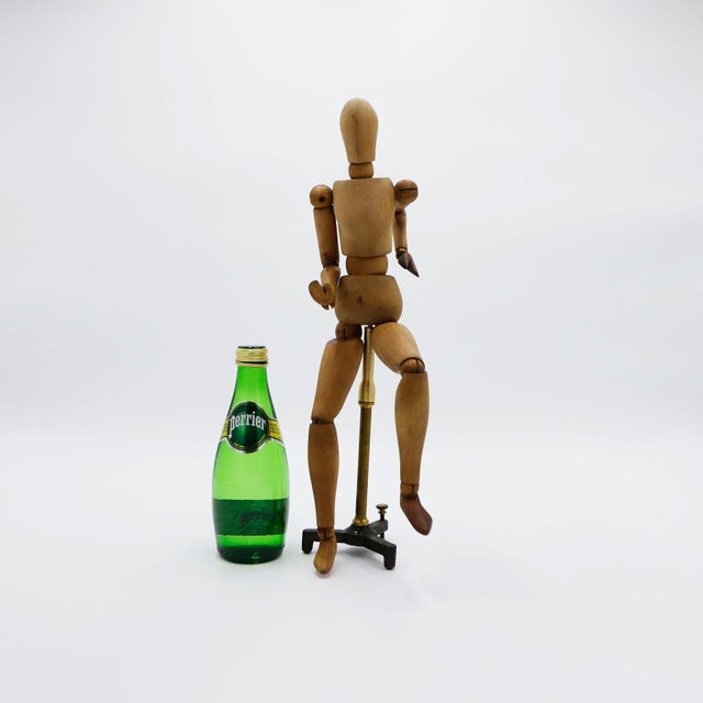 1940s Vintage Articulate Artist's Mannequin For Sale - Image 5 of 5