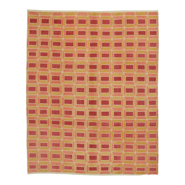 Cubist Bauhaus Turkish Moroccan Rug - 09'11 X 12'04 For Sale
