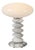 Stacked Marble Stone Mini Table Lamp For Sale